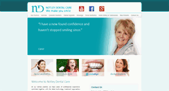 Desktop Screenshot of notleydentalcare.co.uk